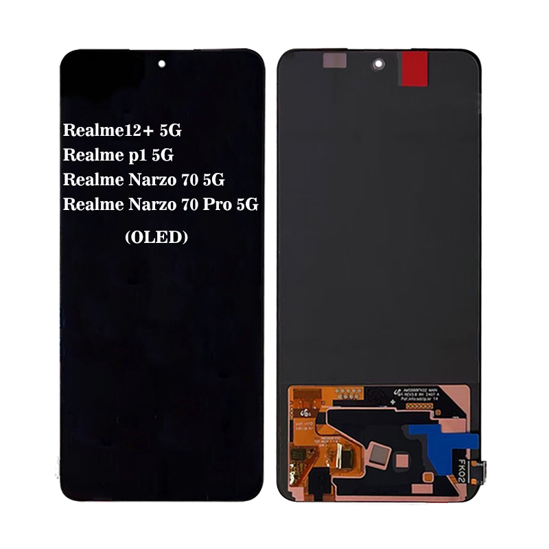 LCD Screen Digitizer Full Assembly for OPPO Realme 12 Plus 5G
