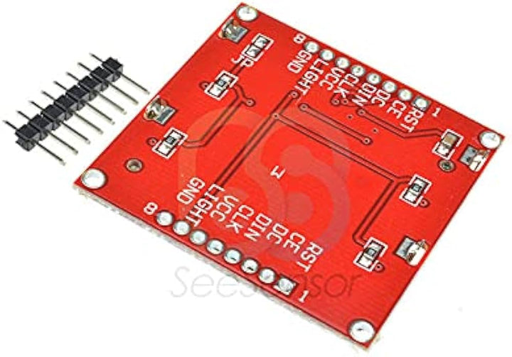 Nokia Lcd 5110 LCD Display Module Red Baseboard White Backlight Adapter