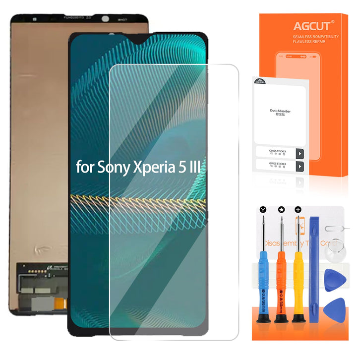 Mobile Phone LCD Screen with Touch Digitizer for Sony 5 III 5G Display