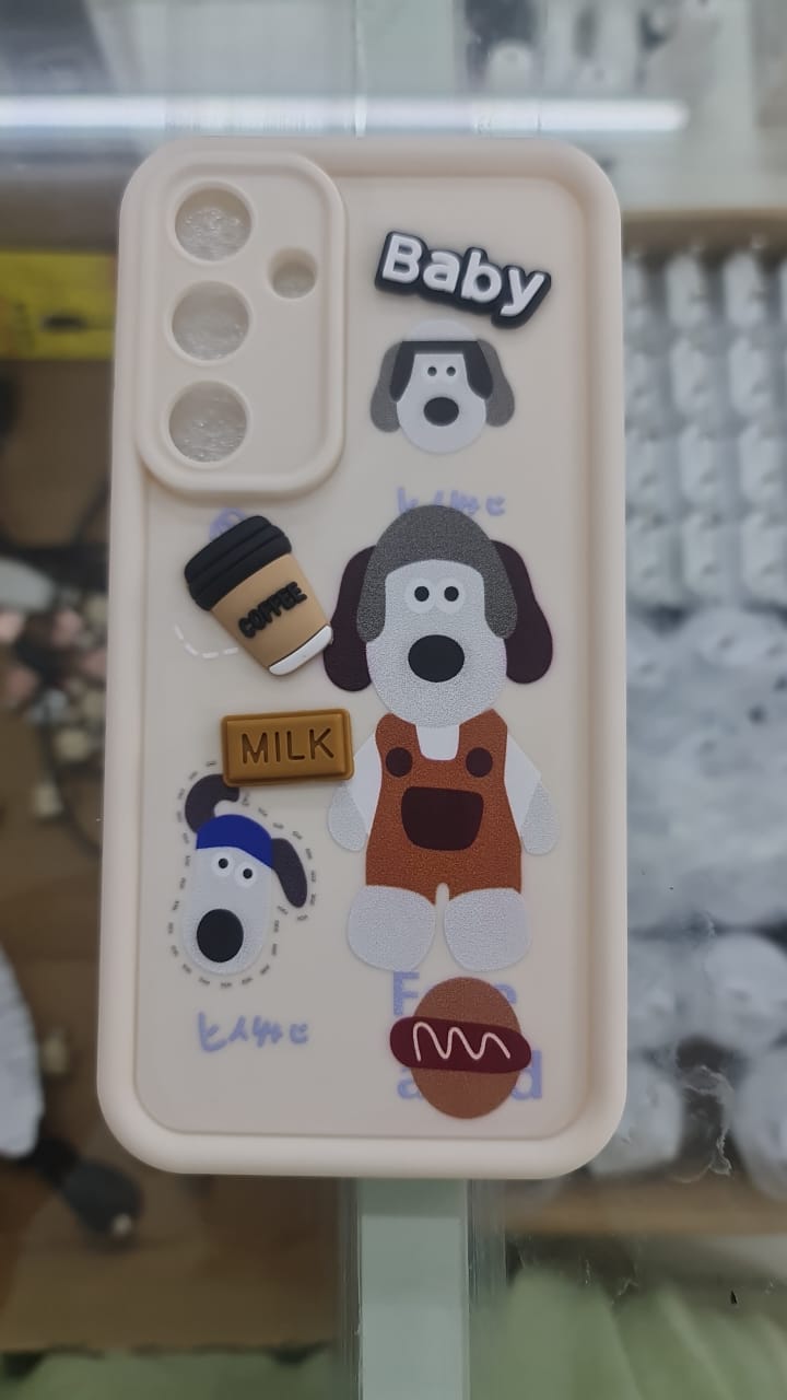 Cute Cartoon Dog Silicone Phone Case